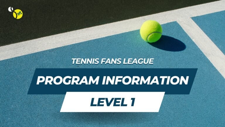 LEVEL 1 Beginner – Program Information